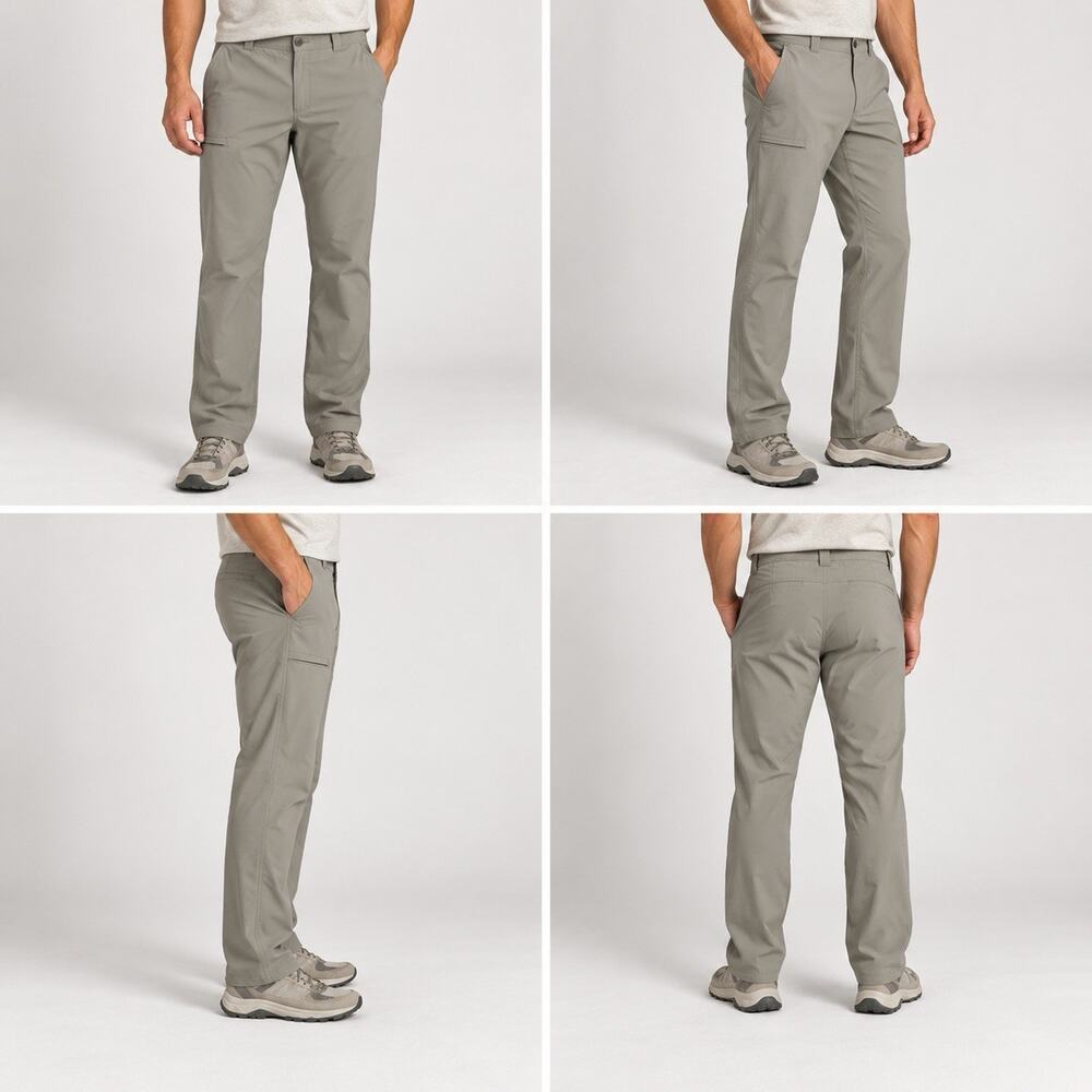 Columbia Omni-Shield Pants Men’s 36x32 Gray Hiking Outdoor Utility